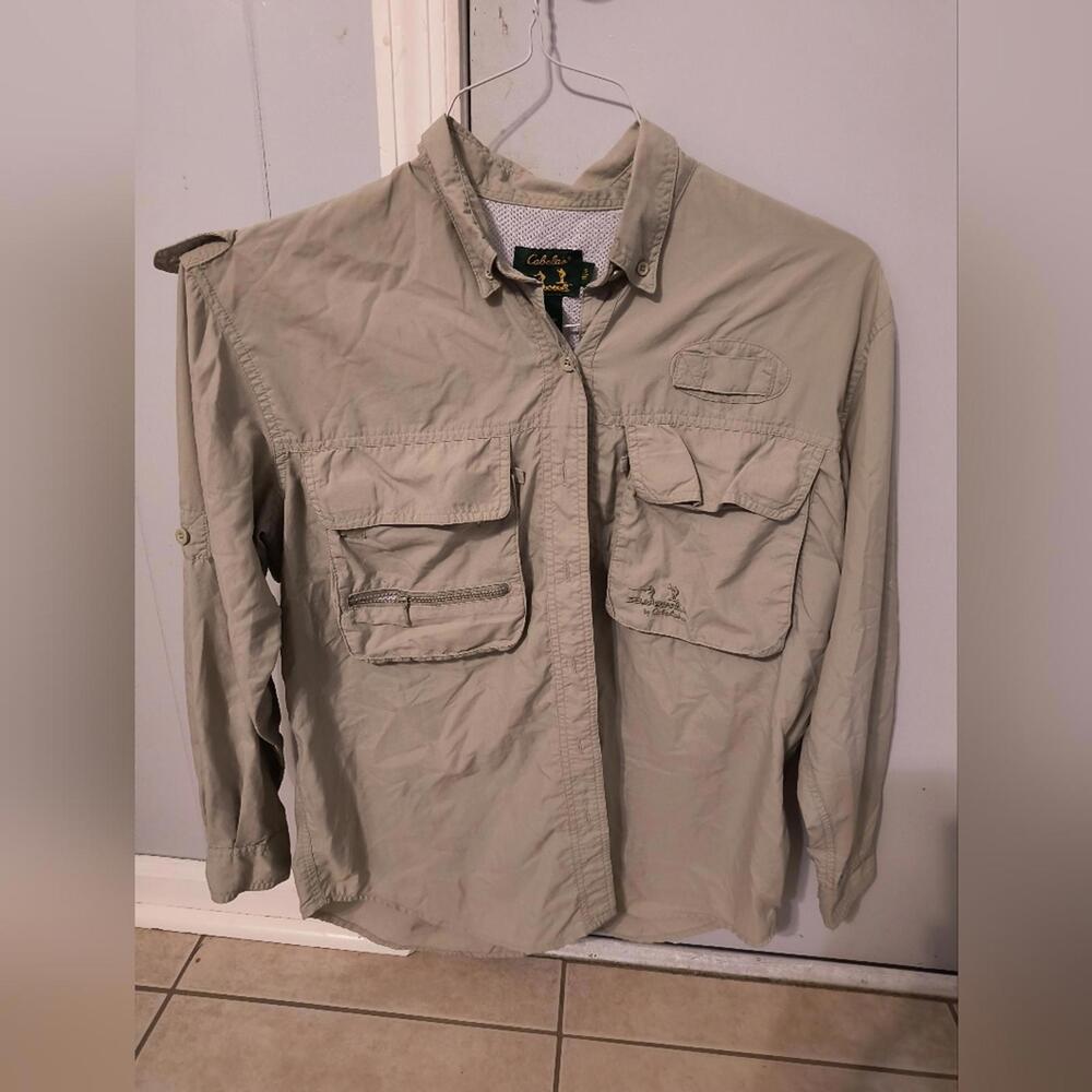Cabela's Men's Khaki Shirt